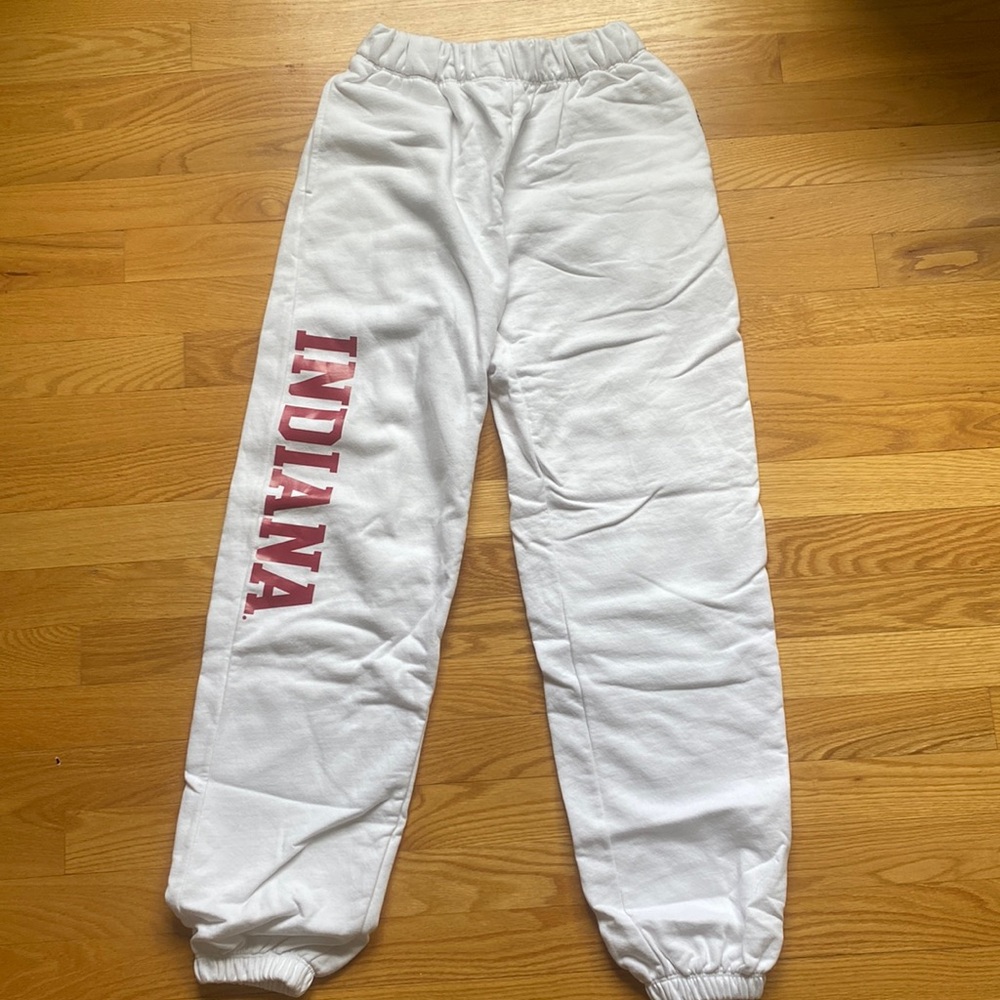 Indiana Hoosiers White Sweatpants